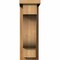 Ekena Millwork Newport Rough Sawn Corbel w/Backplate, Western Red Cedar, 6"W x 14"D x 18"H COR06X14X18NEW01RWR - alternate 4